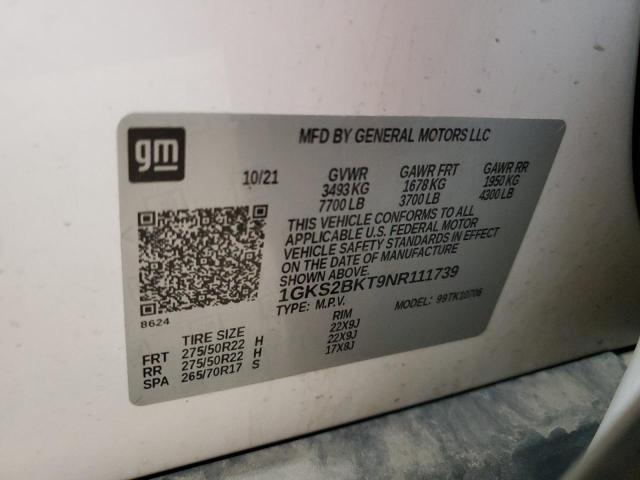 2022 GMC YUKON SLT - 1GKS2BKT9NR111739