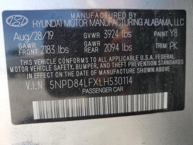 2020 HYUNDAI ELANTRA SE - 5NPD84LFXLH530114