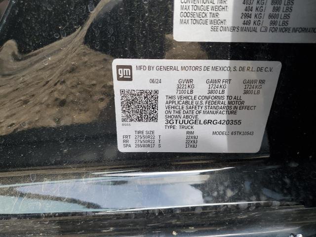 2024 GMC SIERRA K15 3GTUUGEL6RG420355