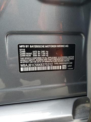 2019 BMW 530XE - WBAJB1C56KB375312