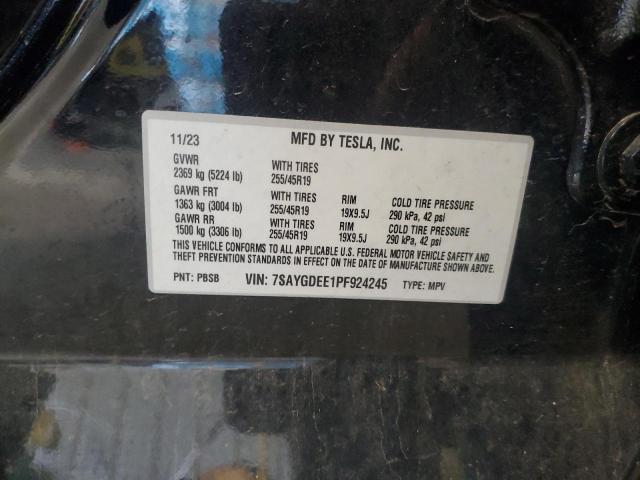 2023 TESLA MODEL Y - 7SAYGDEE1PF924245