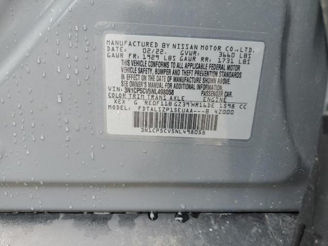 2022 NISSAN KICKS SV - 3N1CP5CV5NL498058