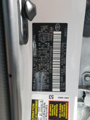 2023 TOYOTA CAMRY XSE - 4T1K61AK1PU805839