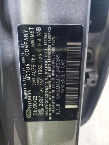 2023 HYUNDAI ELANTRA BL KMHLM4AJ7PU040395