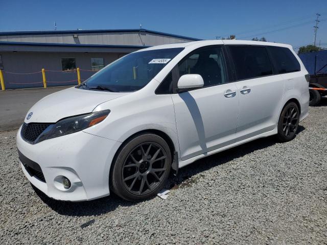 TOYOTA SIENNA SPO 2015 white  gas 5TDXK3DC6FS656949 photo #1