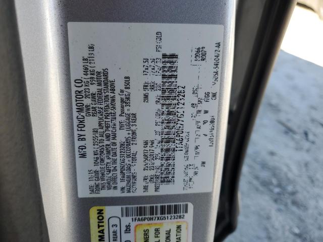 2016 FORD FUSION SE - 1FA6P0H7XG5123282