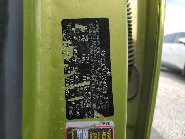 2016 KIA SOUL - KNDJN2A27G7822068