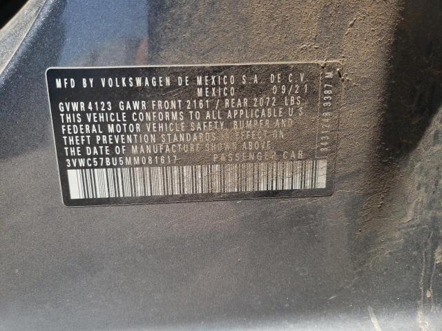 2021 VOLKSWAGEN JETTA S - 3VWC57BU5MM081617