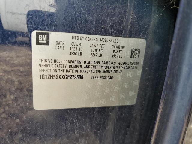 2016 CHEVROLET MALIBU PRE - 1G1ZH5SXXGF279500