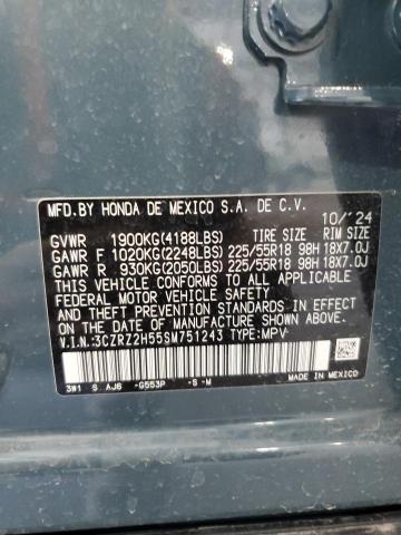 2025 HONDA HR-V SPORT - 3CZRZ2H55SM751243