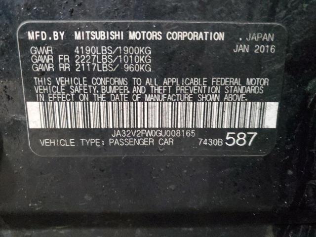 2016 MITSUBISHI LANCER ES JA32V2FW0GU008165