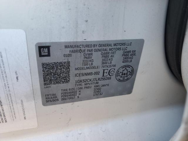2020 GMC YUKON DENA - 1GKS2CKJ7LR255369