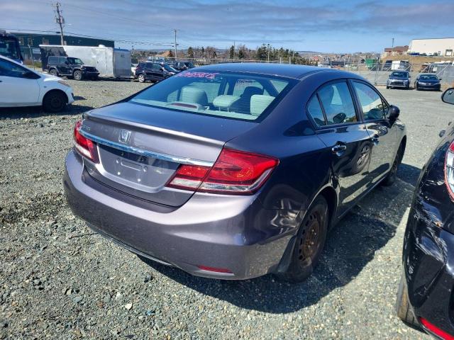 HONDA CIVIC LX 2014 gray  gas 2HGFB2F40EH028900 photo #4