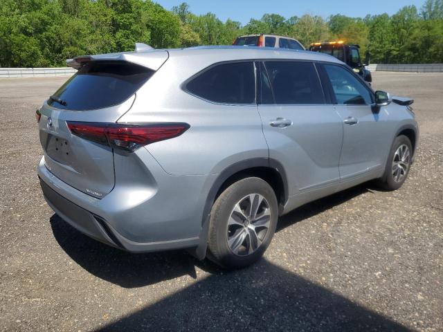 Vin: 5tdgzrbh3ms074401, lot: 54539505, toyota highlander xle 20213