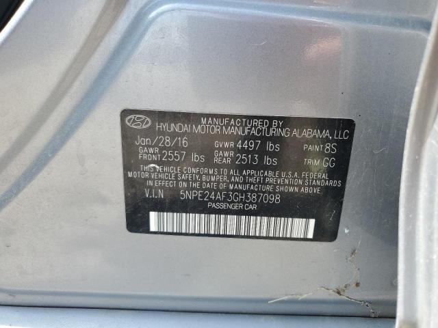 2016 HYUNDAI SONATA SE - 5NPE24AF3GH387098