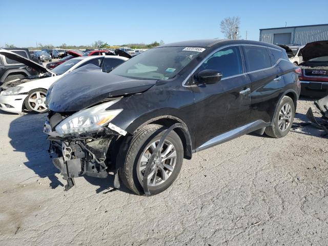 NISSAN MURANO S 2017 black  gas 5N1AZ2MG7HN185039 photo #1