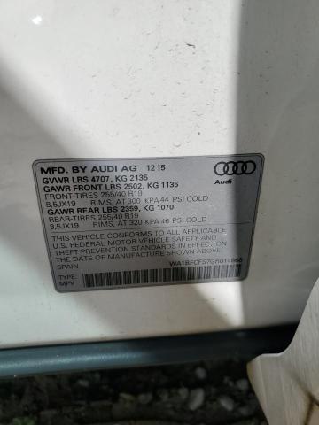 2016 AUDI Q3 PREMIUM - WA1BFCFS7GR014866