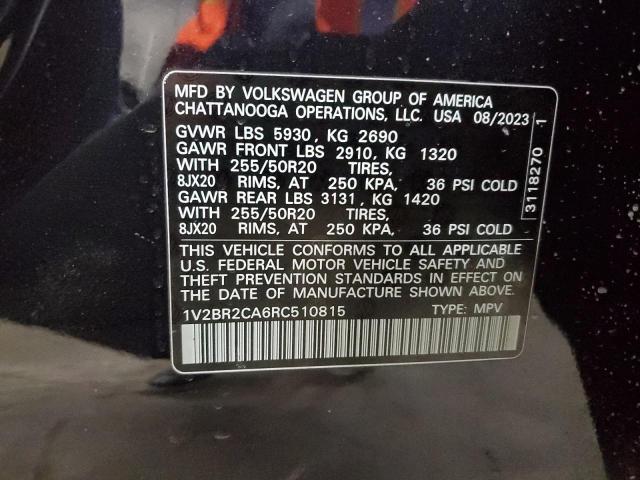 2024 VOLKSWAGEN ATLAS SEL - 1V2BR2CA6RC510815