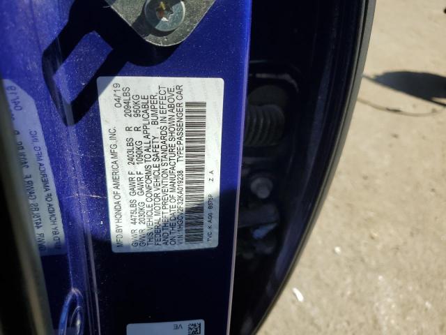 2019 HONDA ACCORD SPO - 1HGCV2F32KA019238