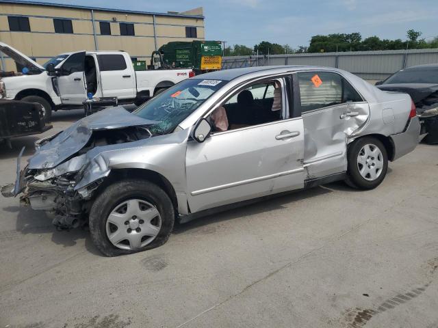 HONDA ACCORD LX 2007 silver sedan 4d gas 1HGCM56447A033730 photo #1