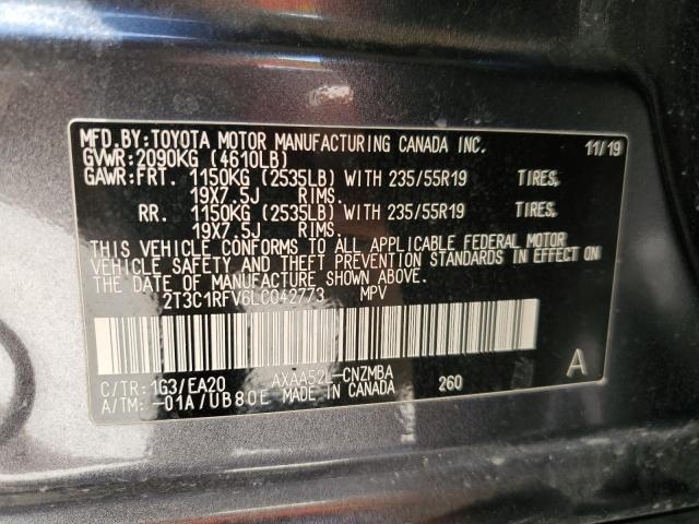 2020 TOYOTA RAV4 XLE P - 2T3C1RFV6LC042773