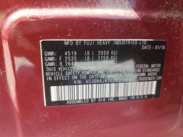 2016 SUBARU LEGACY 2.5 - 4S3BNAJ60G3035844