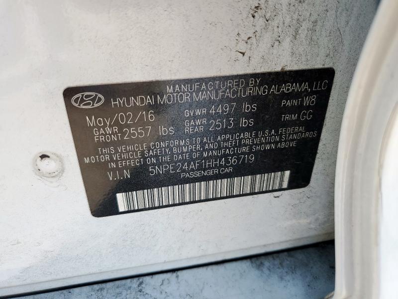 2017 HYUNDAI SONATA SE - 5NPE24AF1HH436719