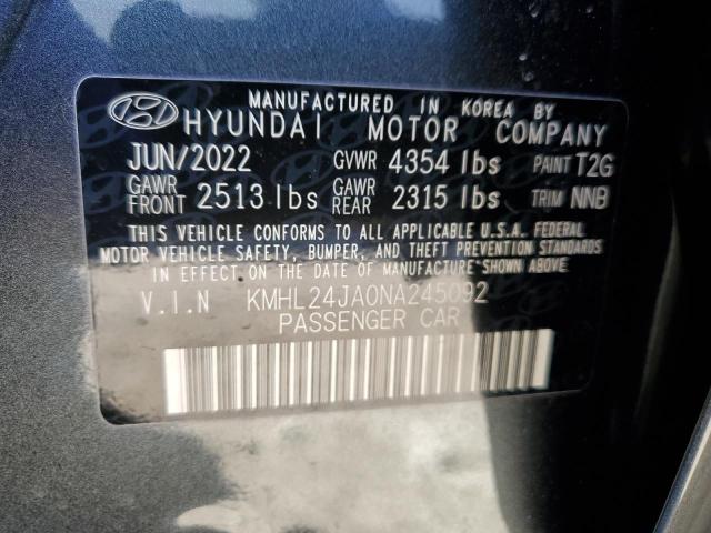 2022 HYUNDAI SONATA SE - KMHL24JA0NA245092