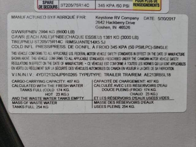 2018 DUTCHMEN AEROLITE #3294391521