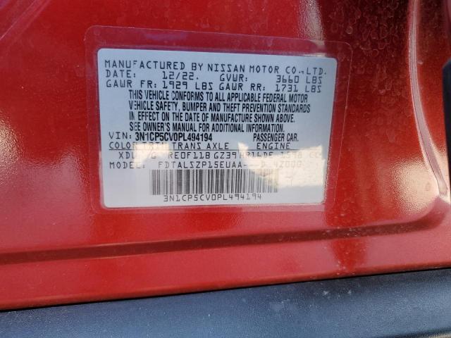 2023 NISSAN KICKS SV 3N1CP5CV0PL494194