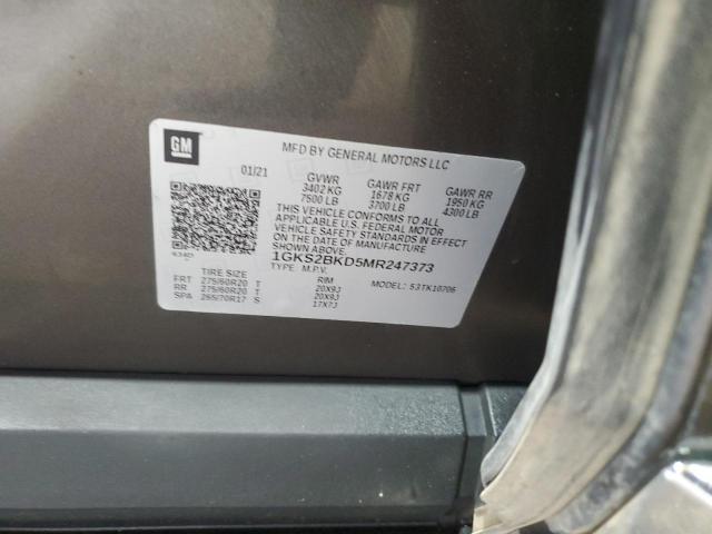2021 GMC YUKON SLT 1GKS2BKD5MR247373