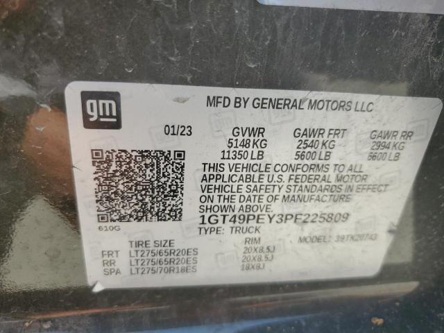 2023 GMC SIERRA K25 - 1GT49PEY3PF225809