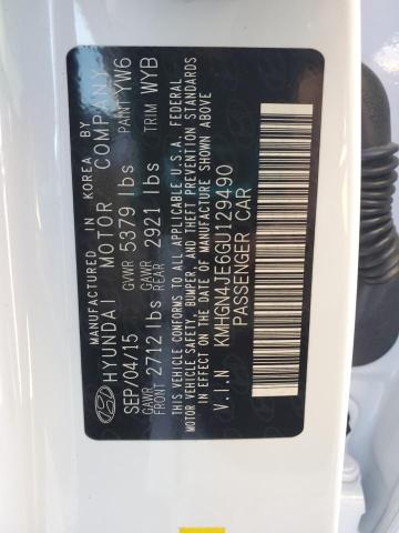2016 HYUNDAI GENESIS 3. - KMHGN4JE6GU129490