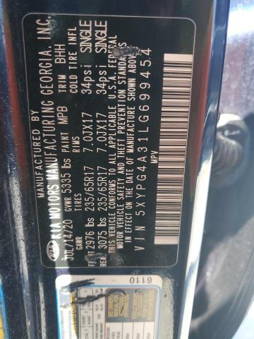 2020 KIA SORENTO L - 5XYPG4A31LG699454