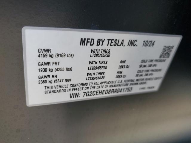 2024 TESLA CYBERTRUCK 7G2CEHED8RA041753