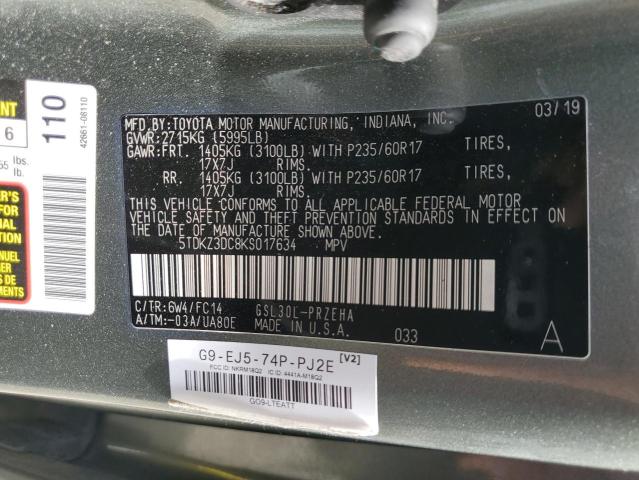 5TDKZ3DC8KS017634 2019 TOYOTA All Models