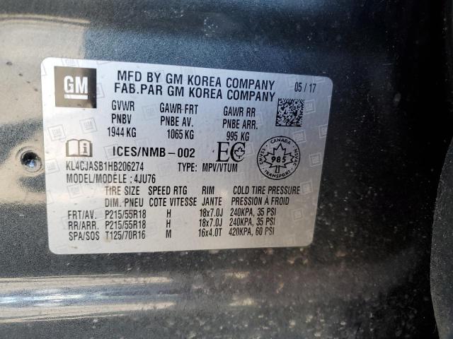 2017 BUICK ENCORE PRE - KL4CJASB1HB206274