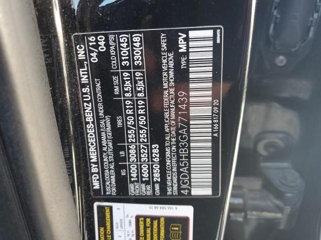 2016 MERCEDES-BENZ GLE 350 4M - 4JGDA5HB3GA771439