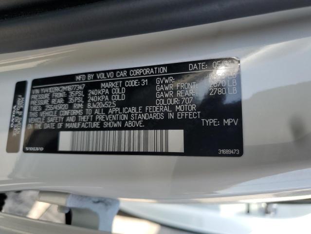 2021 VOLVO XC60 T5 MO YV4102RK2M1877347