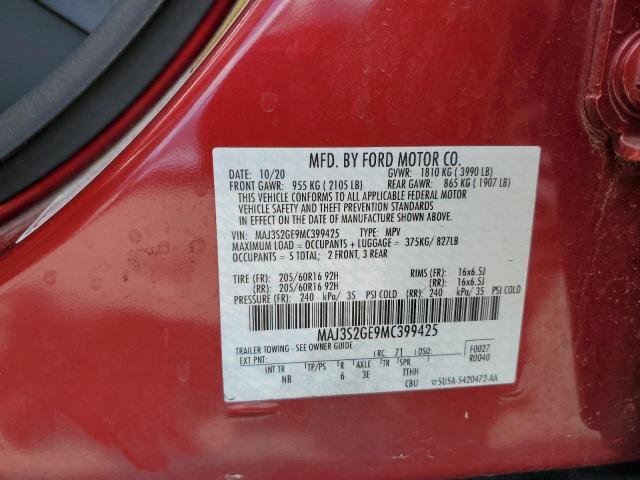 2021 FORD ECOSPORT S - MAJ3S2GE9MC399425