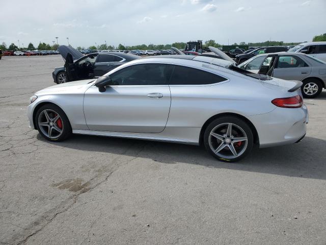 MERCEDES-BENZ C 300 4MAT 2017 silver coupe gas WDDWJ4KBXHF409067 photo #3