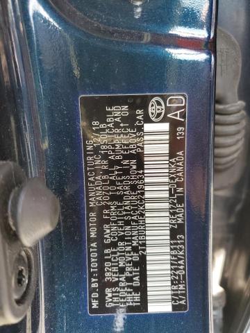 2019 TOYOTA COROLLA L - 2T1BURHE2KC219634