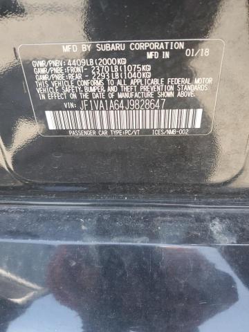2018 SUBARU WRX JF1VA1A64J9828647