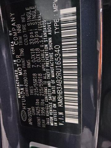 2024 HYUNDAI KONA SEL - KM8HB3AB2RU165340