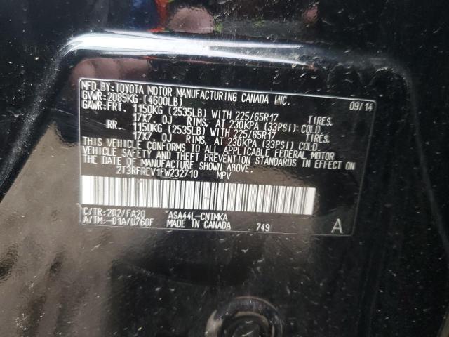 2015 TOYOTA RAV4 XLE - 2T3RFREV1FW232710
