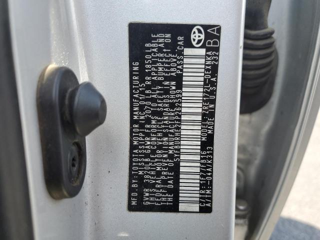2015 TOYOTA COROLLA L - 5YFBURHE2FP262599