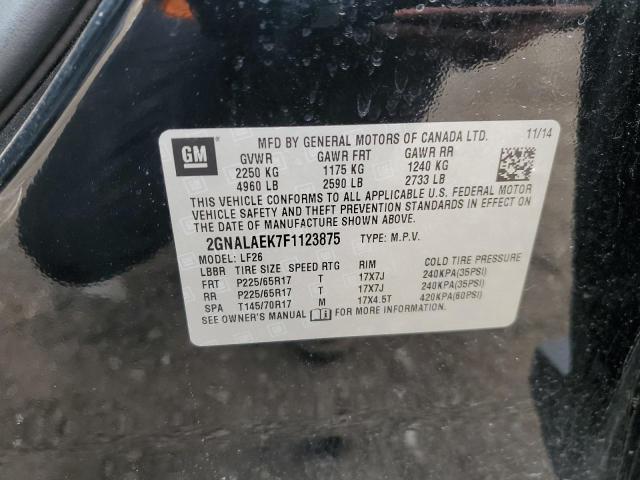 2015 CHEVROLET EQUINOX LS - 2GNALAEK7F1123875