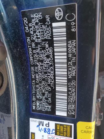 2020 TOYOTA COROLLA XS - JTNC4RBE2L3104485