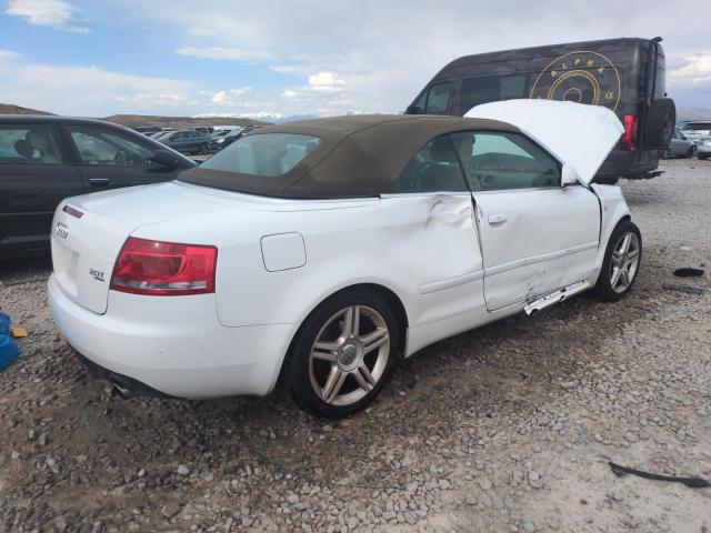 AUDI A4 2.0T CA 2007 white  gas WAUDF48H27K037497 photo #4