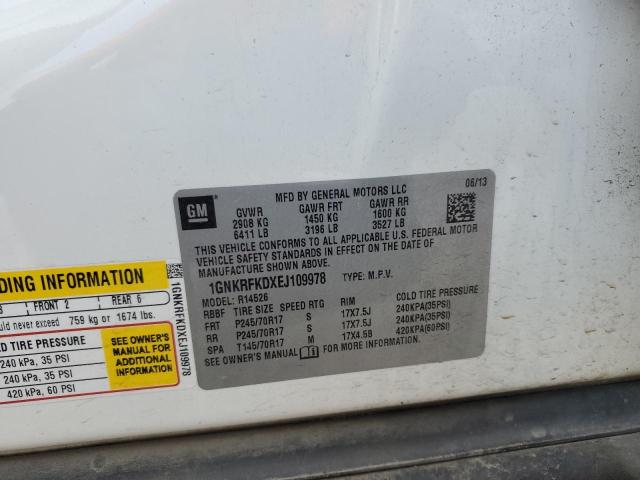2014 CHEVROLET TRAVERSE L - 1GNKRFKDXEJ109978